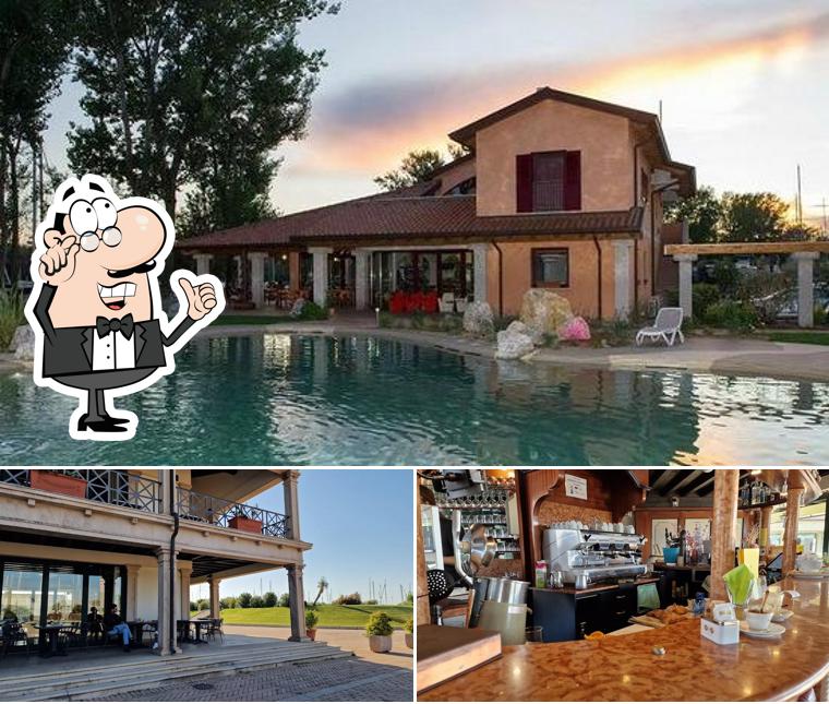 Gli interni di Nautec Ristorante