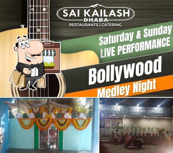 The exterior of New Sai Kailash Dhaba
