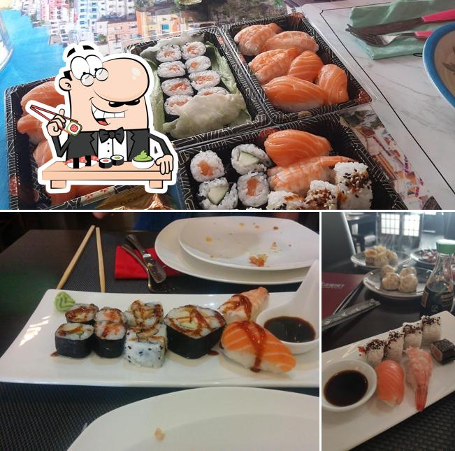 Scegli le varie opzioni di sushi