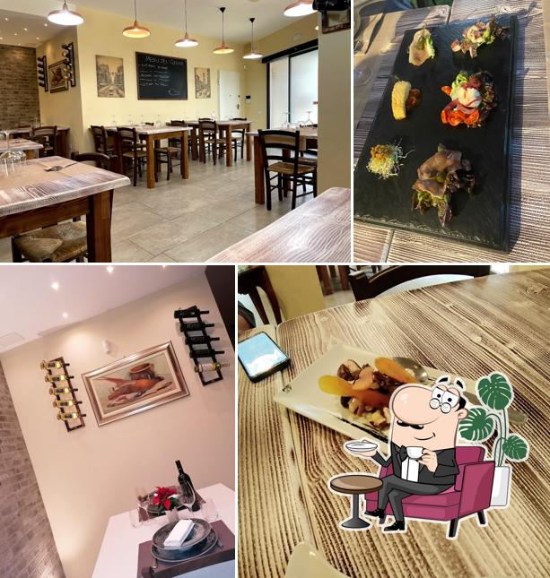 Gli interni di Trattoria da Alessio