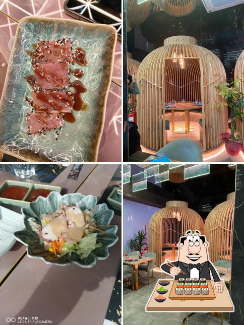 Prenditi le diverse opzioni di sushi