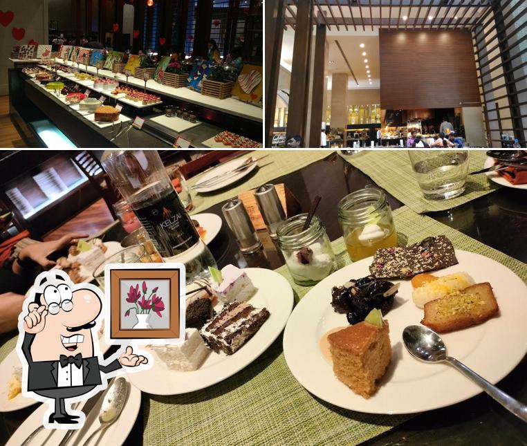 Take a seat at one of the tables at Seasonal Tastes