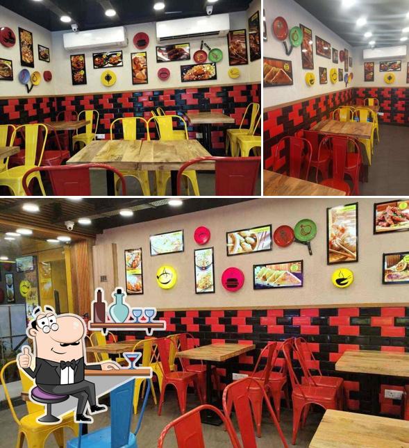 The interior of Wow! Momo