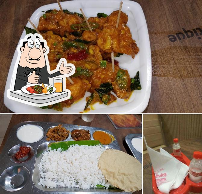 Among various things one can find food and beverage at Apna Dhaba