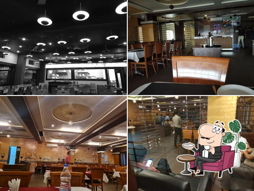 The interior of HOTEL BALAJI