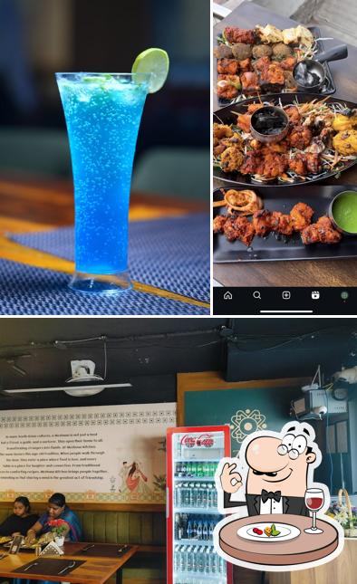 This is the photo depicting food and interior at Mezbaan Kitchen -Veg & Non-Veg Menu ,North & South Food Menu,Bday,Kitty Party,Family, Couples Lunch & Dinner