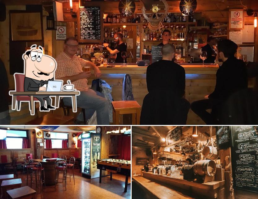 Gli interni di Molo Pub Cortina