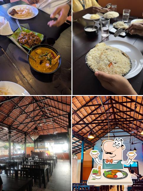 This is the picture showing food and interior at Nell The Restaurant