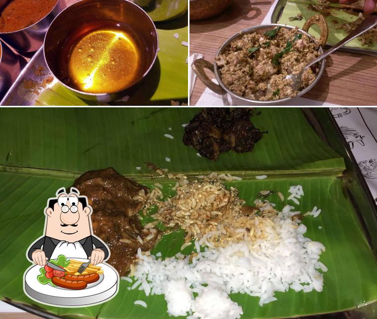 Food at Ponnusamy Hotel