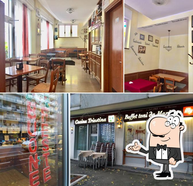 Dai un'occhiata agli interni di Buffet Toni da Mariano