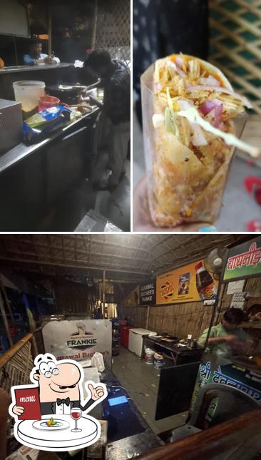 The picture of food and interior at Agrawal Brothers Frankie