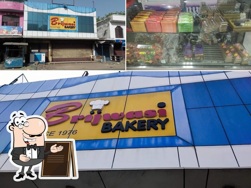 This is the photo displaying exterior and interior at Brijwasi Bakery