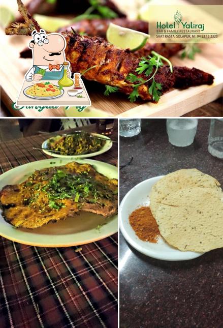 Food at Yatiraj Hotel