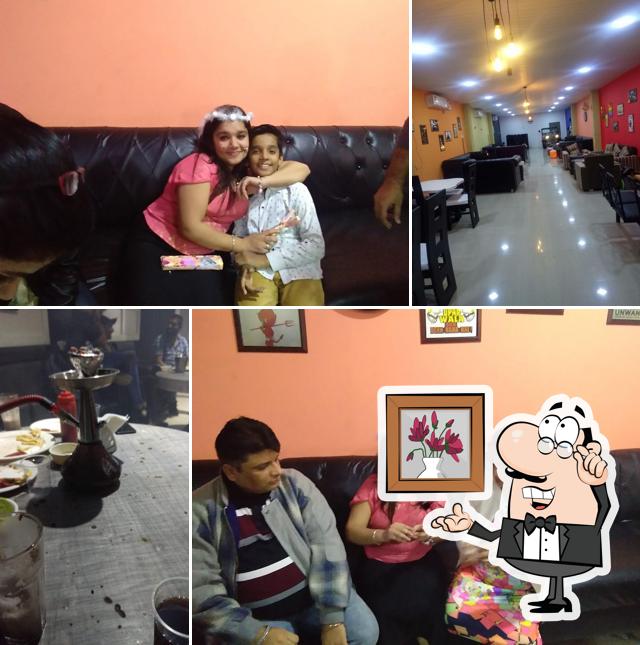 Take a seat at one of the tables at M-2 Food Court