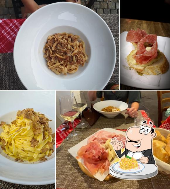 Spaghetti alla carbonara al Osteria Caramella