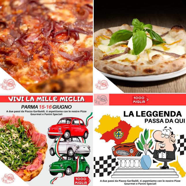 Pizzeria Ristorante La Bottega della Pizza Parma si caratterizza per la esterno e cibo