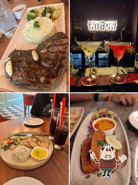 Food at Toast Club and Kitchen