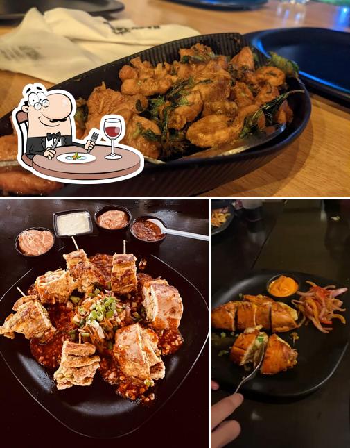 Food at Backyard Premium Multi Cuisine Restaurant