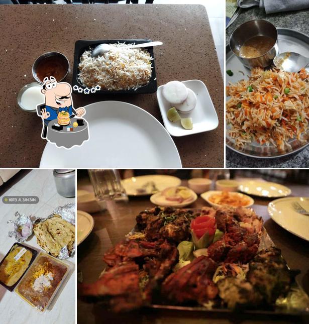 Food at Hotel Al-Zam-Zam