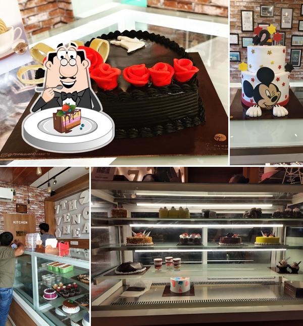 Chocolate cake at 7th Heaven