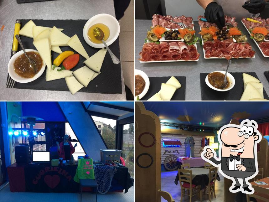 Circo Pizza si caratterizza per la interni e cibo
