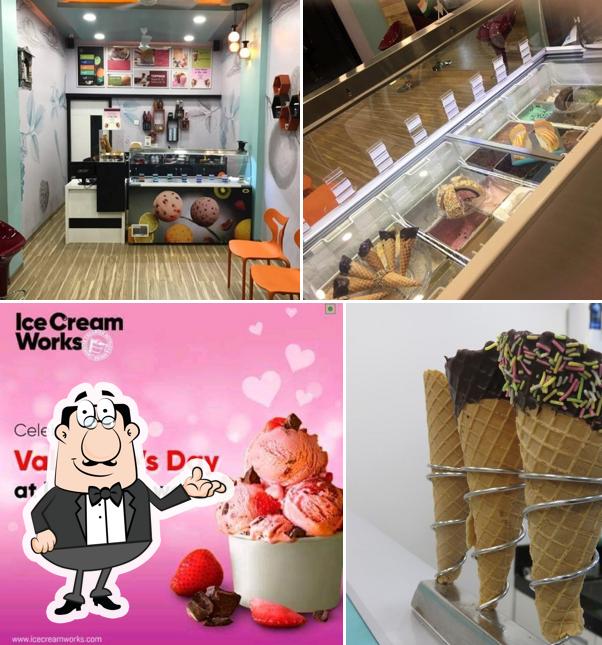 The interior of Ice Cream Works