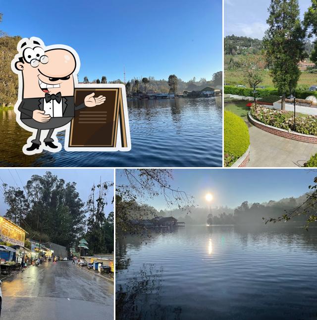 You can get some fresh air at the outside area of Lakeview