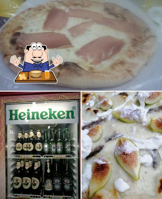La immagine di cibo e birra da Euro Pizza