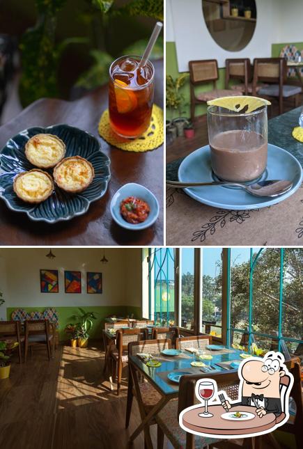 The restaurant's food and interior
