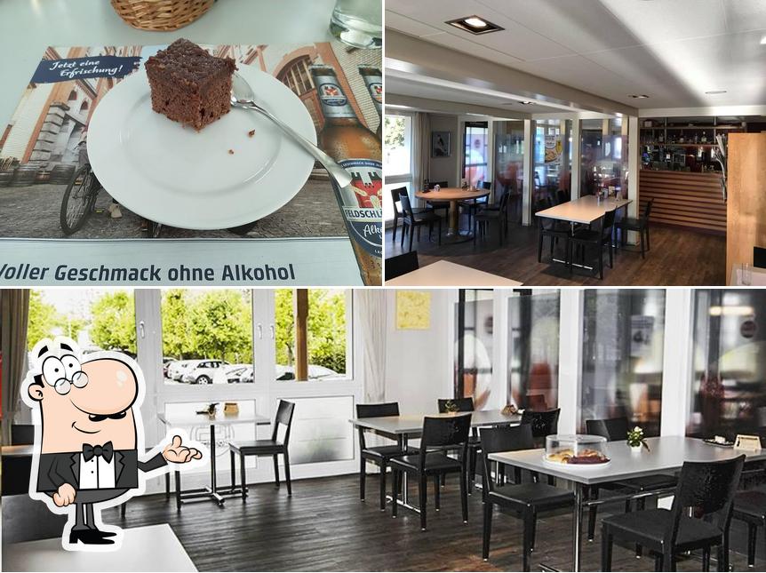 Questa è la foto che raffigura la interni e dolce di Restaurant Bahnhöfli Wichtrach
