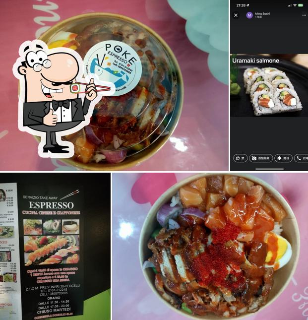 Scegli le diverse opzioni di sushi