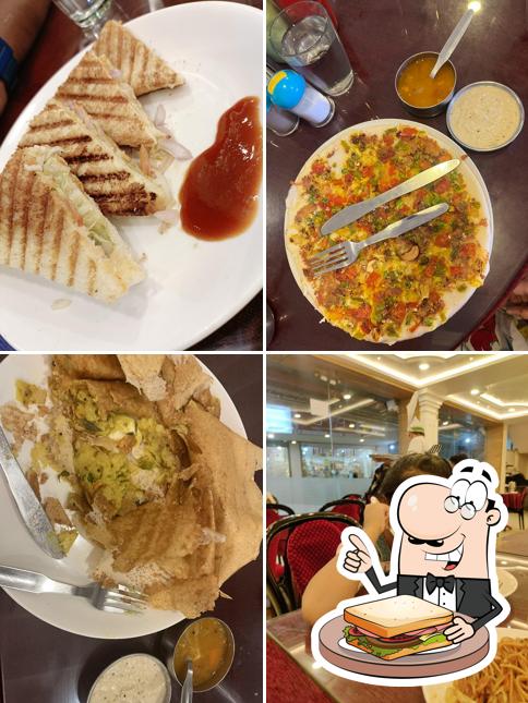 Grilled cheese sandwich at Indian Coffee House ICH