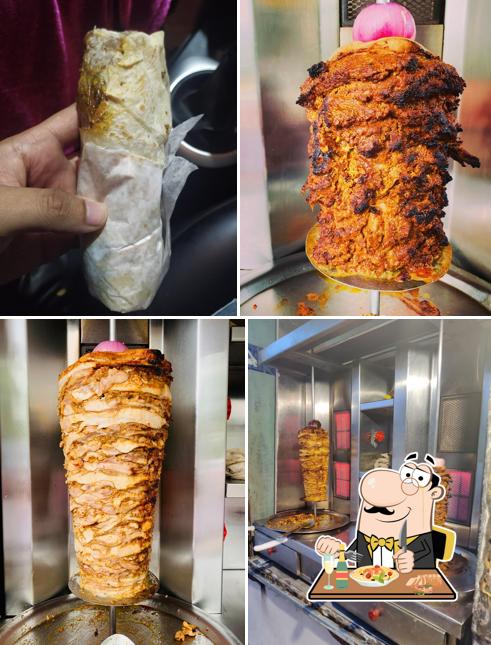 Food at Shawarma Pedia