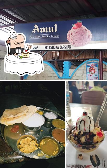 Sree Renuka Darshani provides a variety of desserts