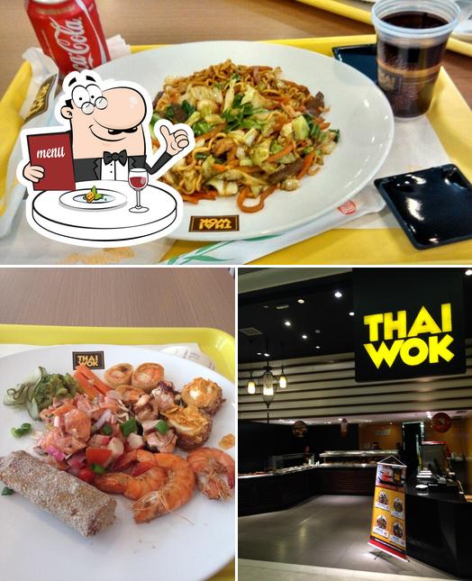 Comida em Thai Wok