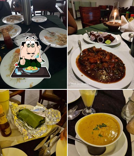Food at Tippy's Restaurant