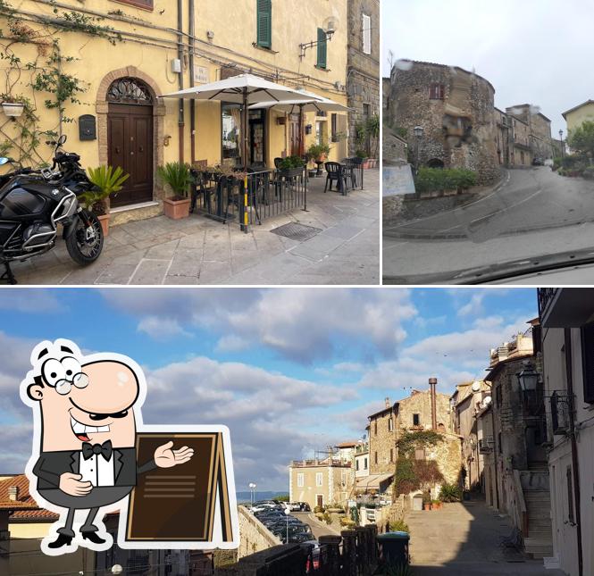 Gli esterni di Trattoria da Paolino