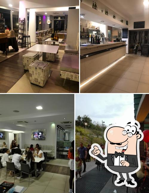 Gli interni di Handmade Cafè