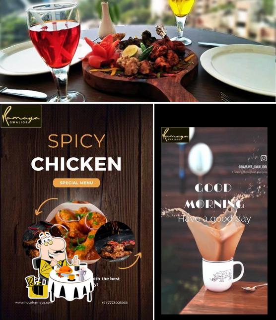 Food at Hotel Ramaya