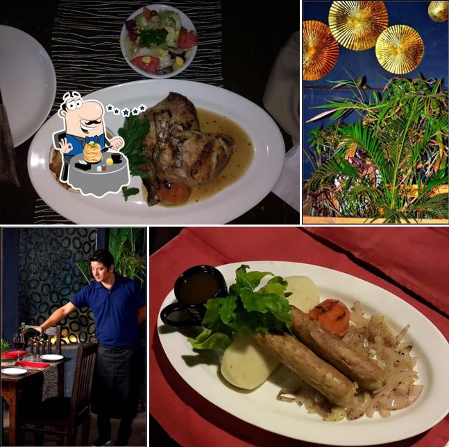 Food at Jamies Restaurant