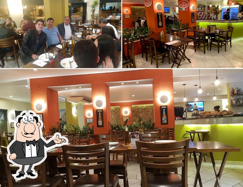El interior de Casale di Pizza