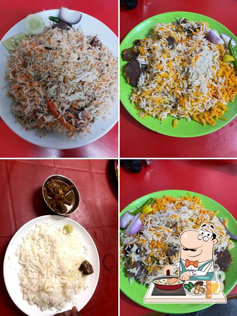 Fried rice at Aslam Biryani halal food