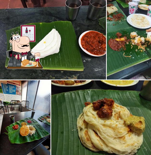 Meat dishes are available at City Hotel
