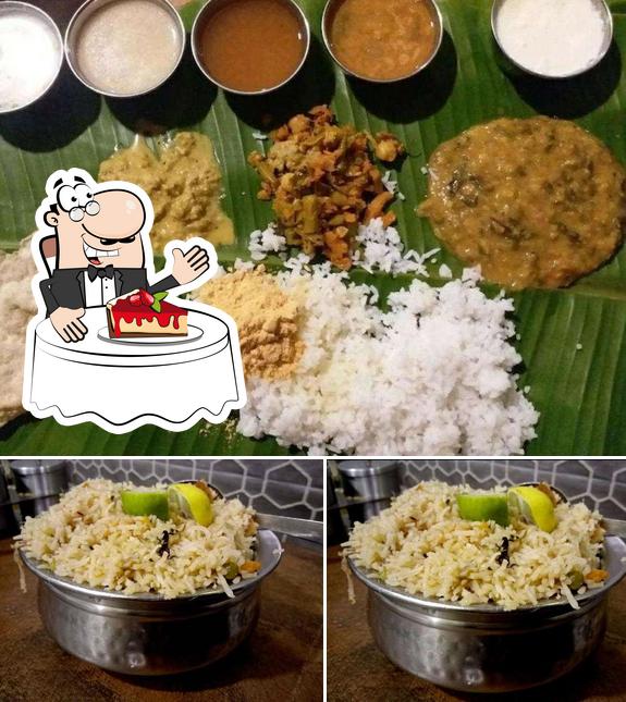 Nagarjuna Chimney serves a selection of sweet dishes