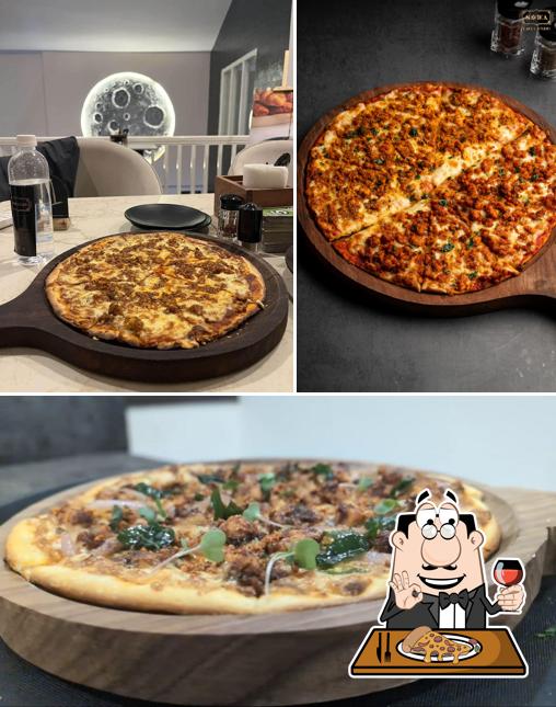 Pick pizza at Navika Cafe & Studio