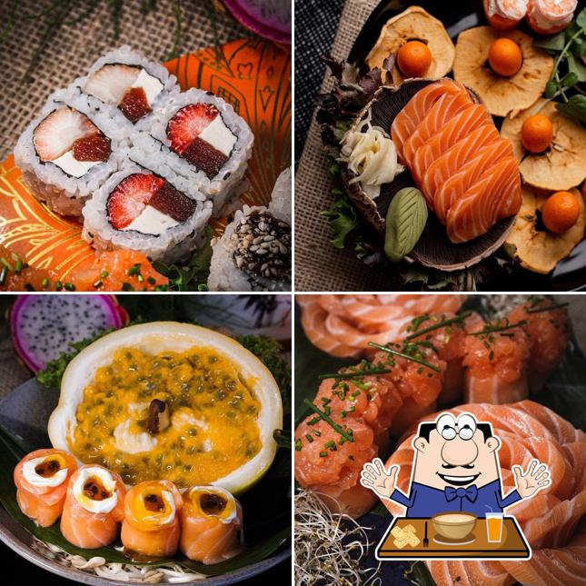 Platos en Sushi Otsu