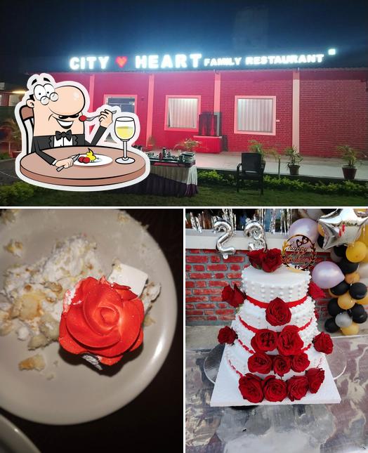 Food at city heart family rastaurant (city center garden)
