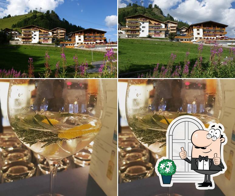 Questa è la immagine che raffigura la esterno e bevanda di Restaurant-Pizzeria Sonneck