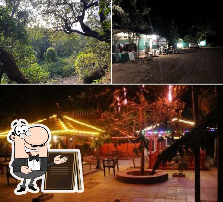 You can get some fresh air at the outside area of Holiday Garden Dhaba