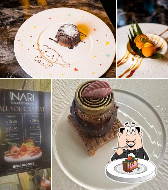 Torta al cioccolato al Inari Sushi Restaurant